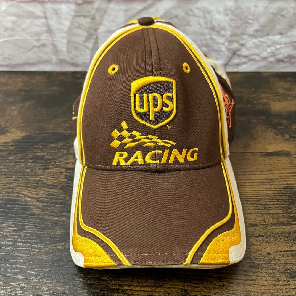 Vintage Dale Jarrett #44 UPS Racing Toyota NASCAR Hat Chase Authentic Adjustable